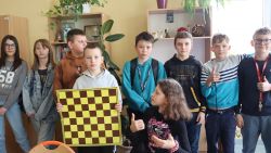 Szkolny turniej szachowy dla klas piątych