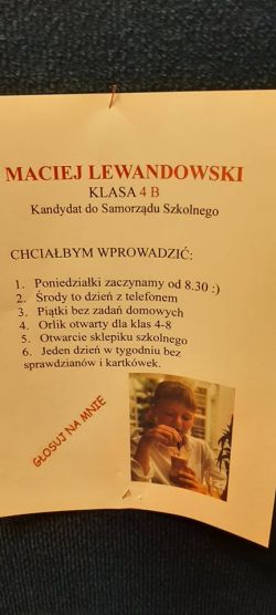 Wybory do Samorządu Uczniowskiego