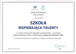 Szkoła wspierająca telenty