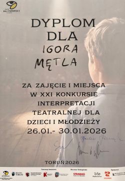 Konkurs Interpretacji Teatralnej dla Dzieci i Młodzieży