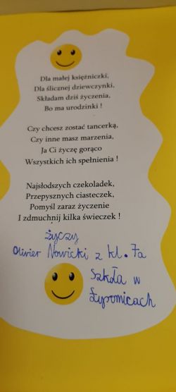 Kartka urodzinowa dla Kornelii
