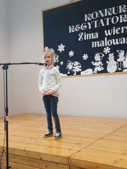 Zima wierszem malowana