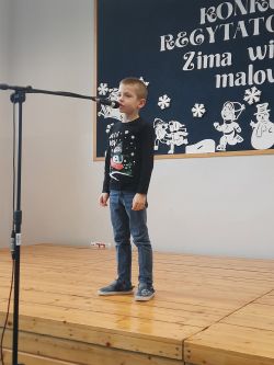 Zima wierszem malowana